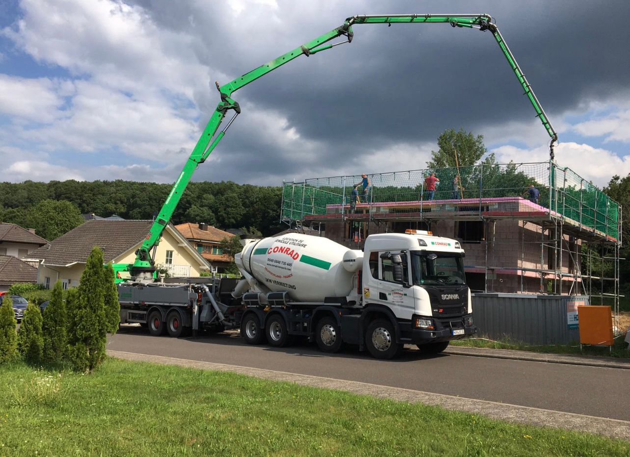 Conrad Transporte Frankreich-Einsatz nahe Paris